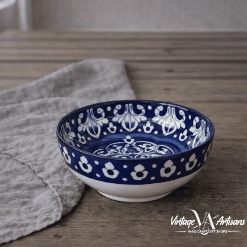 Blue Celico Serving Bowl