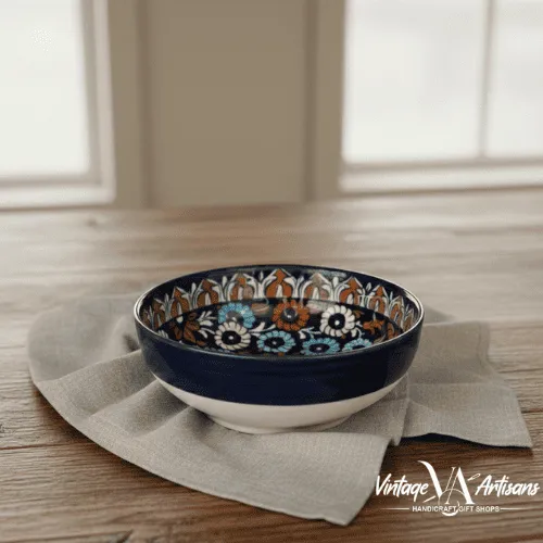 Jungle Flower Serving Bowl