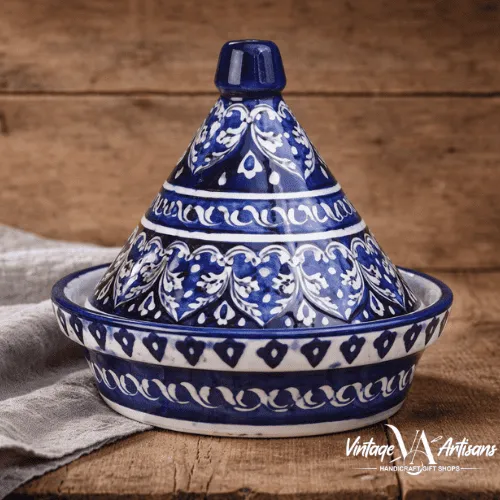 Blue Felicity Bowl with Cap
