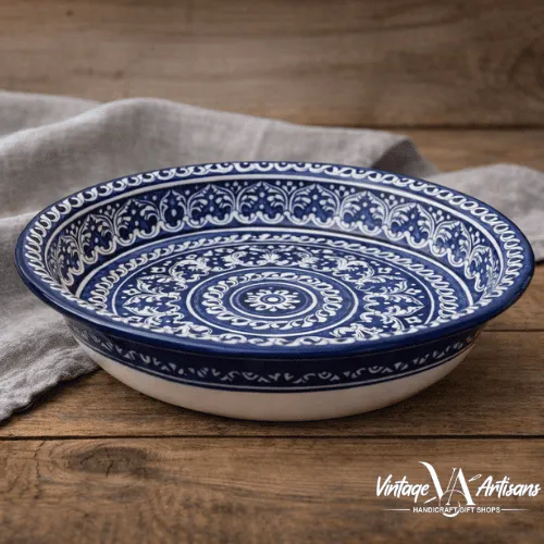Blue Felicity Medium Fruit Bowl