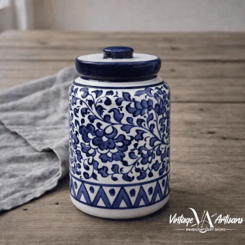 Serina Blue Jar