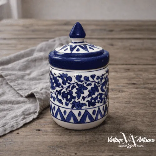 Serina Blue Small Jar