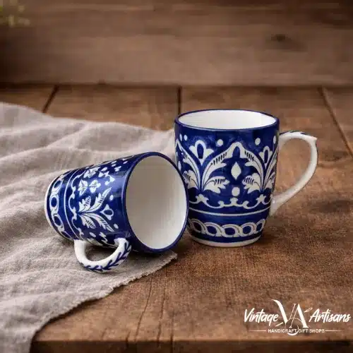 Blue Felicity Mug Large - Set of 2
