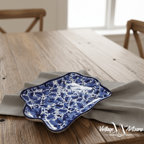 Blue Pattern Small Serving Dish