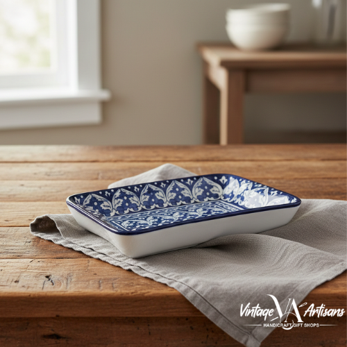 Blue Felicity Large Serving Dish