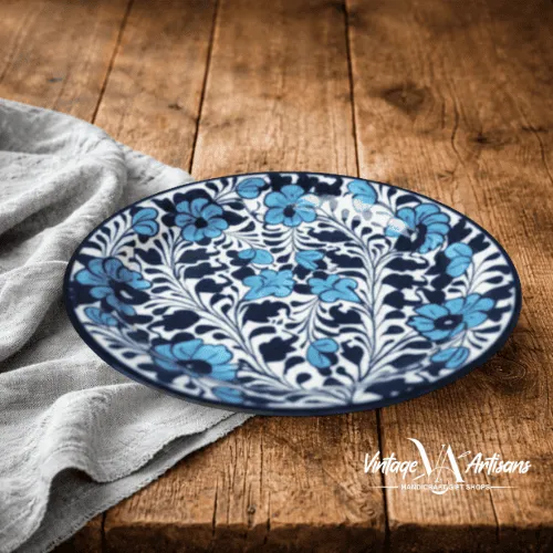 Light Serina Blue Dinner plate