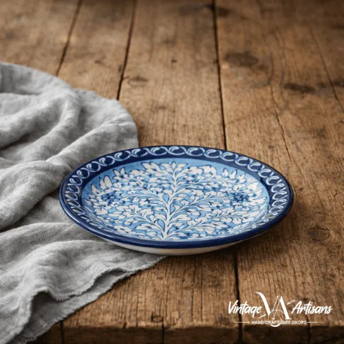 Breeze Blue Quarter Plate