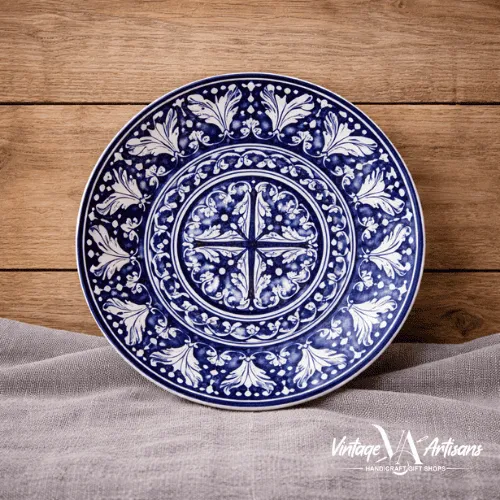 Blue Felicity Quarter Plate