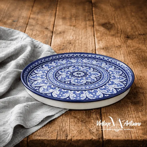 Blue Felicity Medium Platter