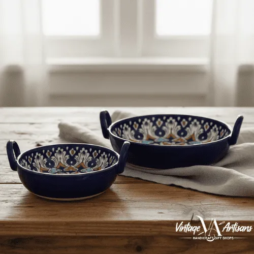 Tranquility Ceramic Karahi - Set of 2