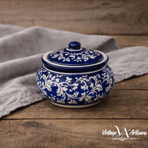 Blue Felicity Handi with Lid