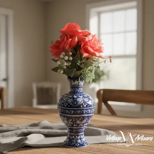 Blue Felicity Large Surahi Vase