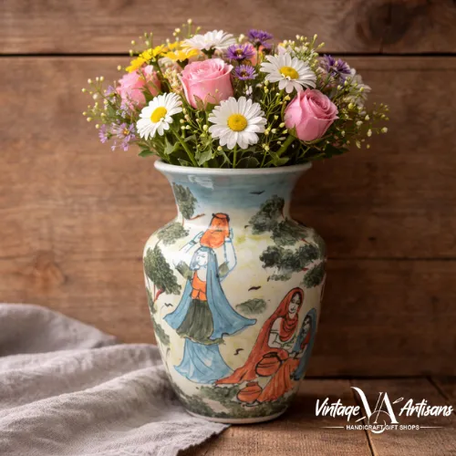 Women Art Bottle Hanging Planter