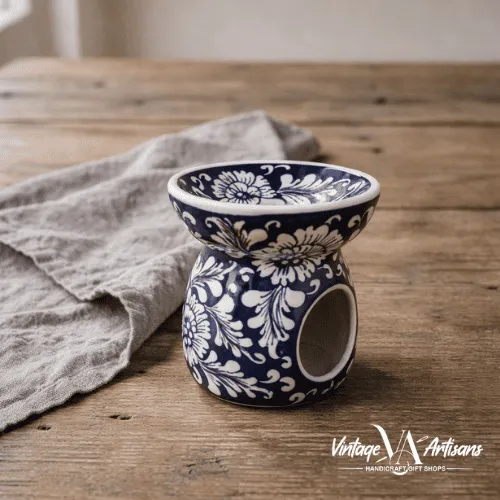 Blue Flower Aromatic Warmer