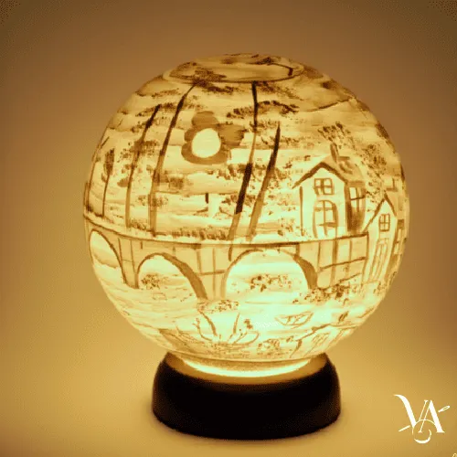 Heritage Glow Round Table Lamp
