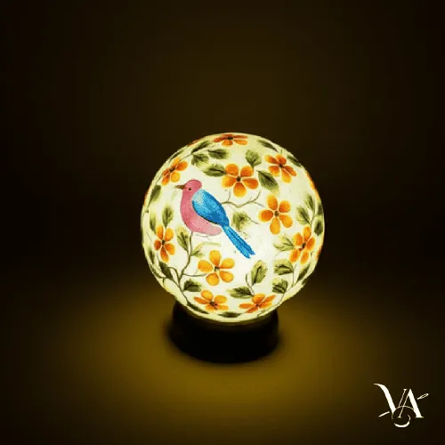 Nature’s Aura Round Table Lamp
