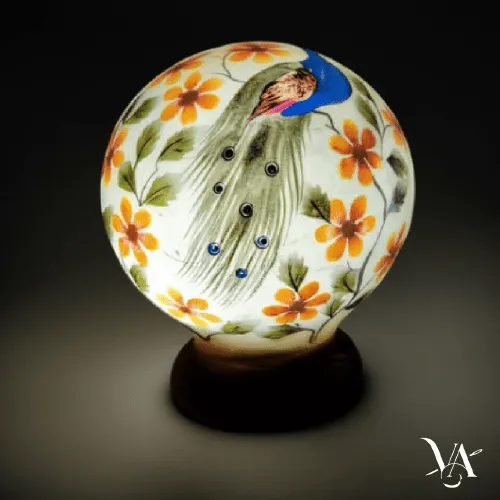Bluebird Round Table Lamp