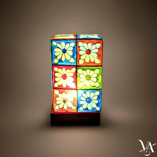 Rainbow Bloom Camel Skin Lamp