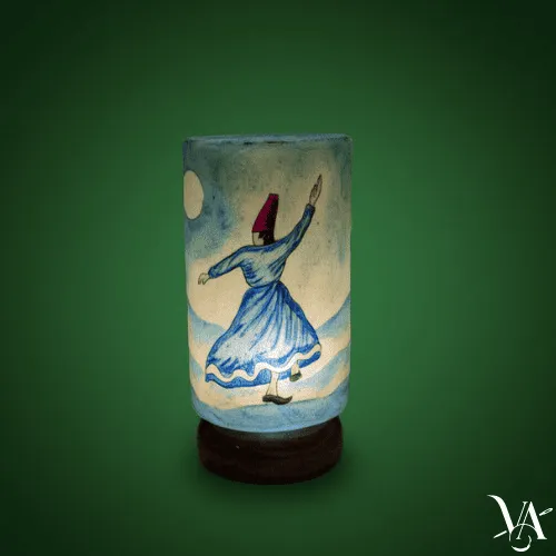 Sama Noor Camel Skin Lamp